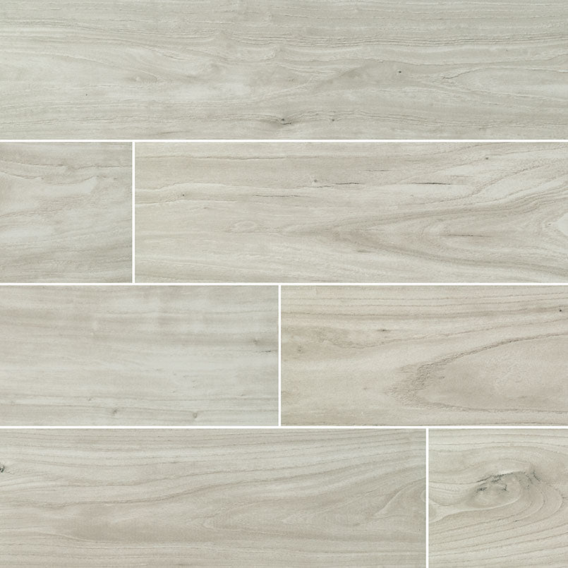 MSI Surfaces - Tuiles de céramique - Catalina Ice Poli 8" x 48" ||NCATICE8X48P-N