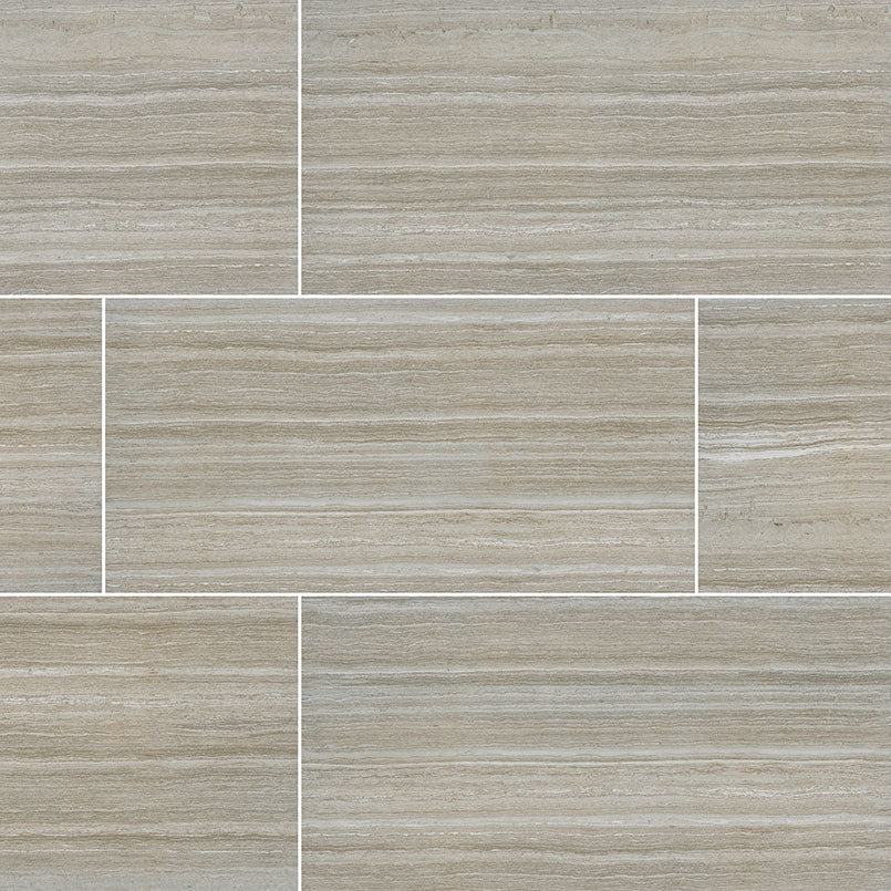 MSI Surfaces - Tuiles de céramique - Charisma Silver Bordure Mat 3" x 18" ||NCHASIL3X18BN-K