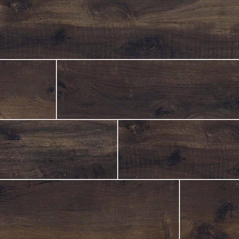 MSI Surfaces - Tuiles de céramique - Country River Bark Mat 8" x 48" ||NCOUBAR8X48