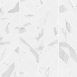 MSI Surfaces - Tuiles de céramique - Eden Statuary Chevron Mosaïque Mat 12" x 15" ||NEDESTACHE12X15