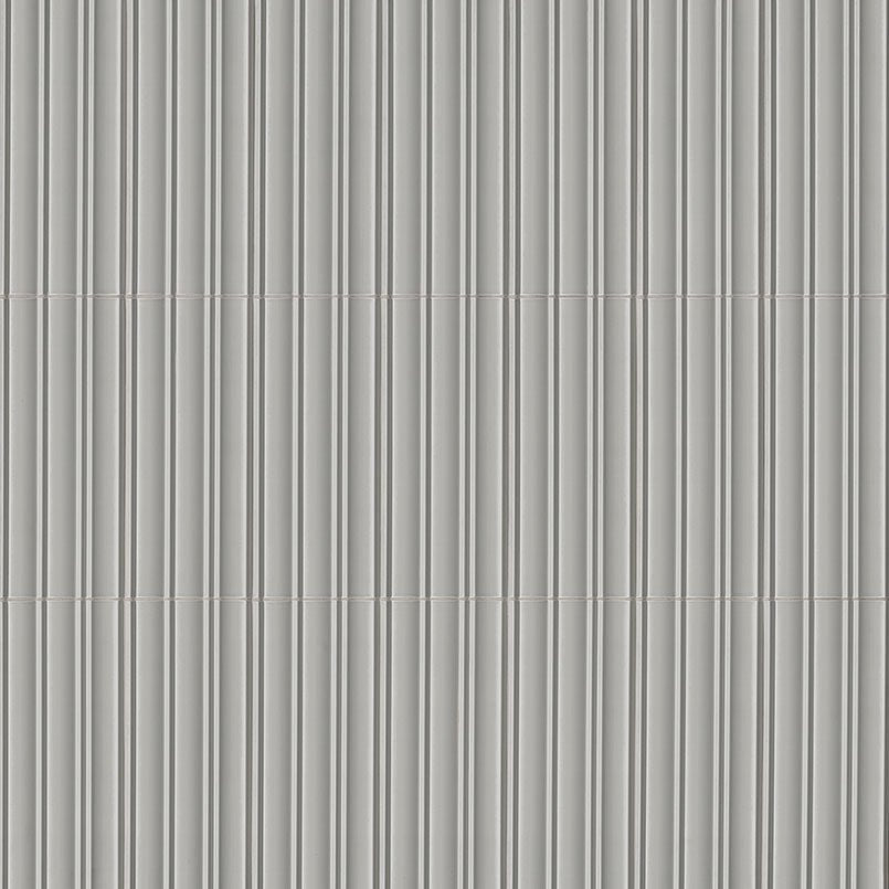 MSI Surfaces - Tuiles de céramique - Folk Silver Satiné 7" x 16" ||NWGFOLSIL7X16 - Ceramed