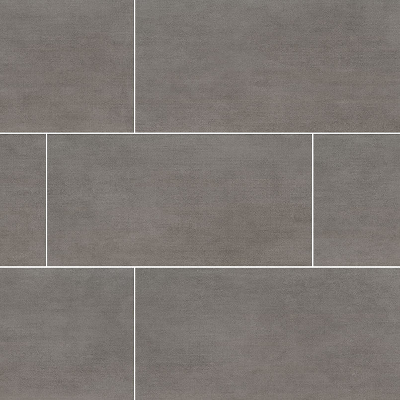 MSI Surfaces - Tuiles de céramique - Gridscale Graphite Bordure 3" x 18" ||NGRIGRA3X18BN-K