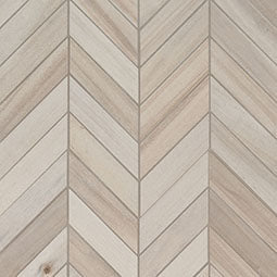MSI Surfaces - Tuiles de céramique - Havenwood Dove Chevron Mosaïque Mat 12" x 15" ||NHAVDOVCHE12X15