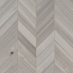 MSI Surfaces - Tuiles de céramique - Havenwood Platinum Chevron Mosaïque Mat 12" x 15" ||NHAVPLACHE12X15