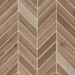 MSI Surfaces - Tuiles de céramique - Havenwood Saddle Chevron Mosaïque Mat 12" x 15" ||NHAVSADCHE12X15