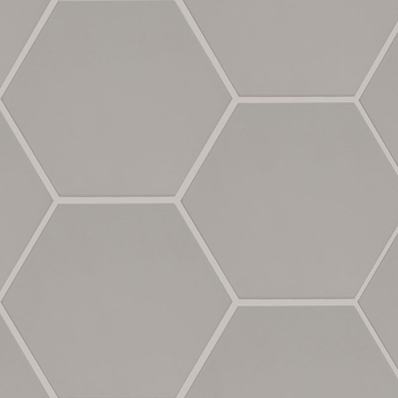 MSI Surfaces - Tuiles de céramique - Hexley Dove Mat 9" x 10" ||NHEXDOV9X10.5HEX