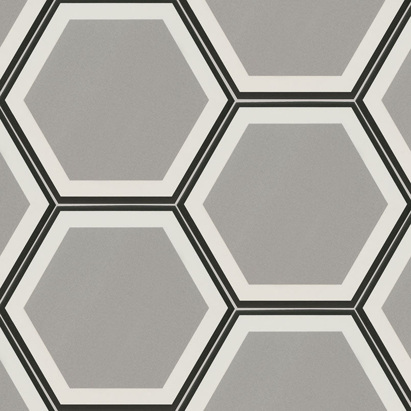 MSI Surfaces - Tuiles de céramique - Hexley Hive Mat 9" x 10" ||NHEXHIV9X10.5HEX - Ceramed