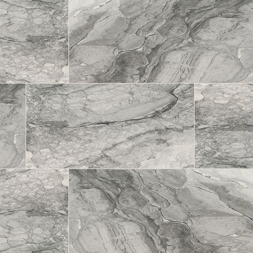 MSI Surfaces - Tuiles de céramique - Kaya Onda Gray Mat 24" x 24" ||NKAYONDGRA2424