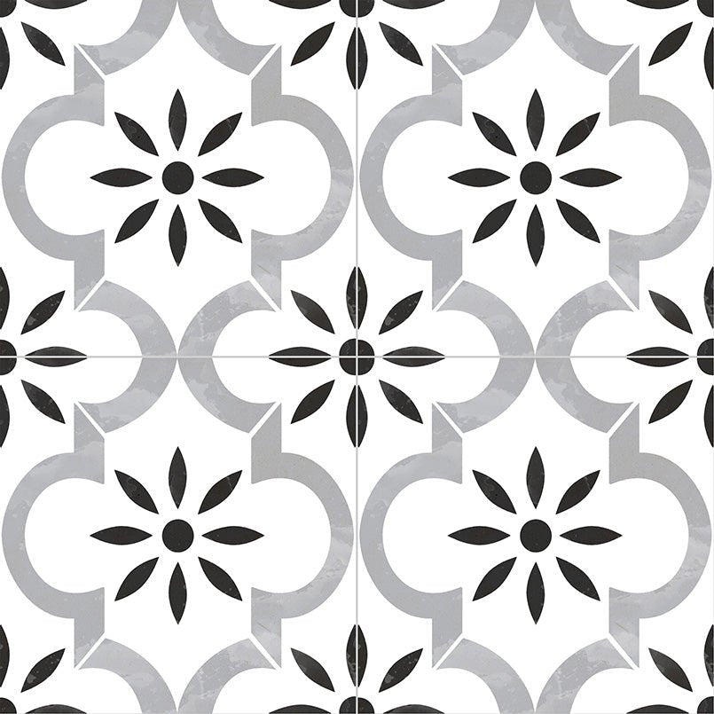 MSI Surfaces - Tuiles de céramique - Kenzzi Azila Mat 8" x 8" ||NAZIL8X8