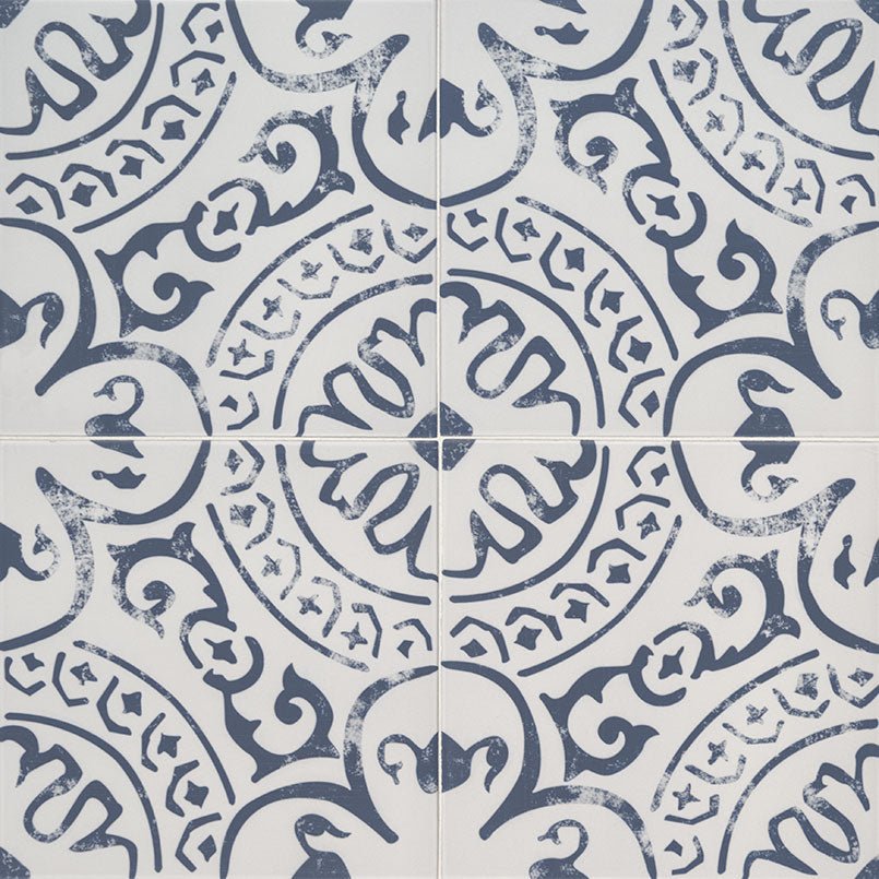 MSI Surfaces - Tuiles de céramique - Kenzzi Indigo Mat 8" x 8" ||NIND8X8