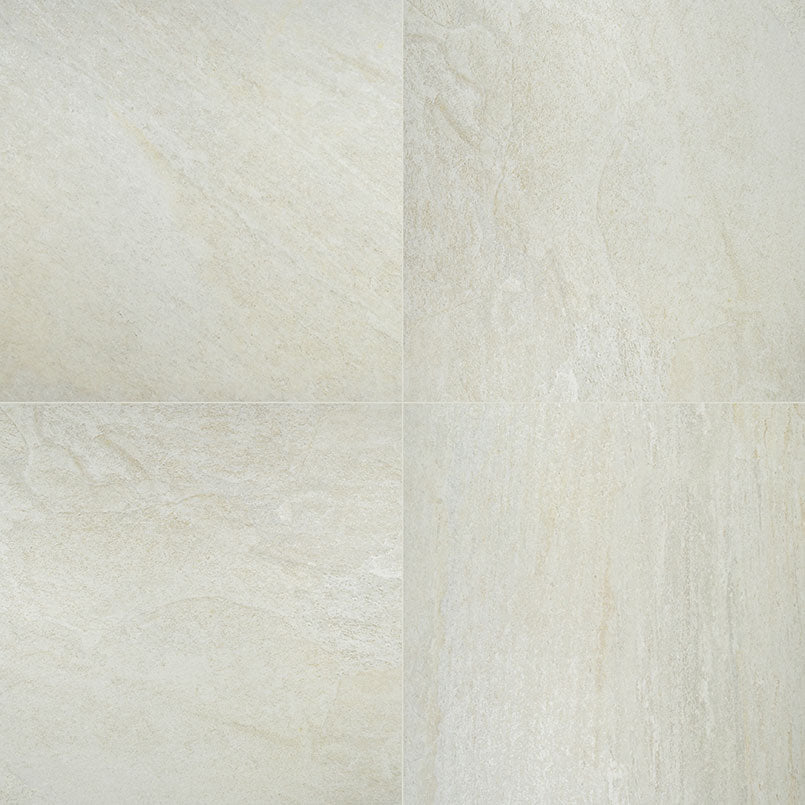 MSI Surfaces - Tuiles de céramique - Legions Quartz White Mosaïque Mat 2" x 2" ||NQUAWHI2X2 - Ceramed