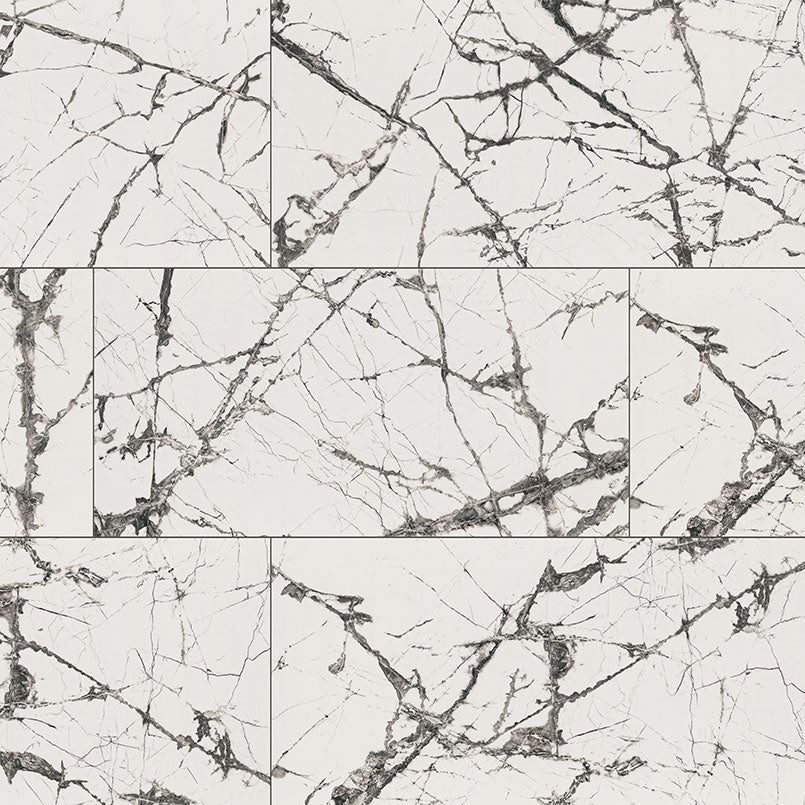 MSI Surfaces - Tuiles de céramique - Lux Iceberg White Poli 24" x 48" ||NWGLUXICEWHI2448P