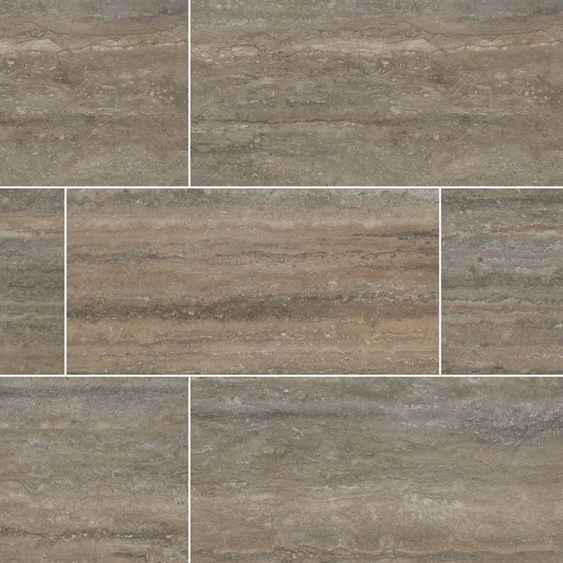 MSI Surfaces - Tuiles de céramique - Veneto Noce Mat 12" x 24" ||NVENENOC1224