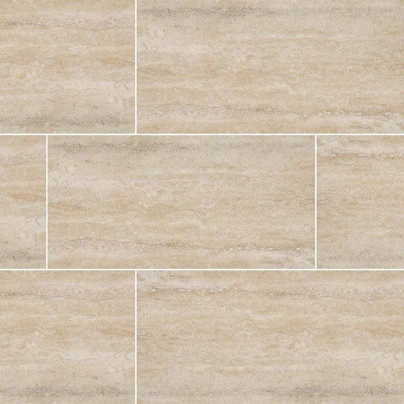 MSI Surfaces - Tuiles de céramique - Veneto Sand Poli 12" x 24" ||NVENSAN1224P-N
