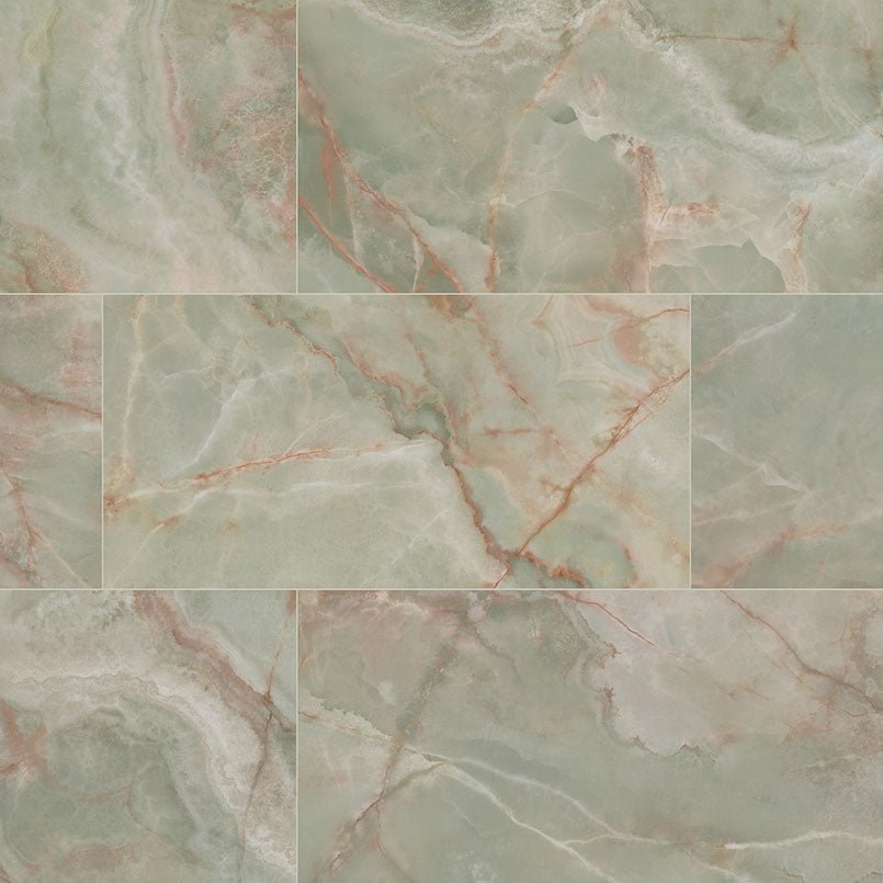 MSI Surfaces - Tuiles de céramique - Verde Vivo Poli 24" x 48" ||NVERVIV2448P