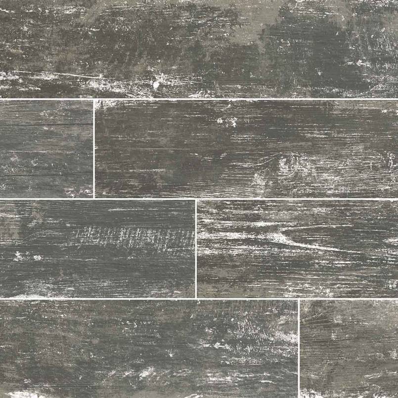 MSI Surfaces - Tuiles de céramique - Vintage Silver Mat 8" x 36" ||NVINSIL8X36
