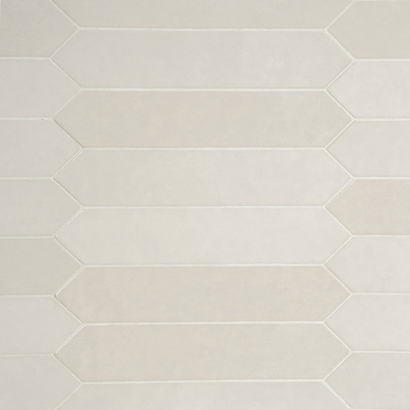 MSI Surfaces Tuiles murales - Renzo Dove Blanc-Froid Lustré - 2.5" x 13" - Ceramed