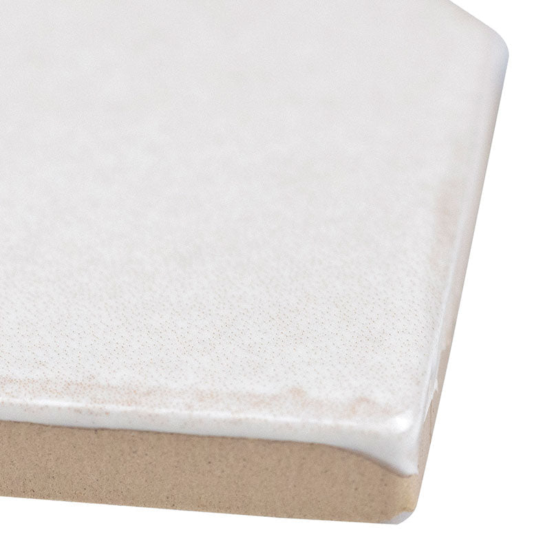 MSI Surfaces Tuiles murales - Renzo Dove Blanc-Froid Lustré - 2.5" x 13" - Ceramed