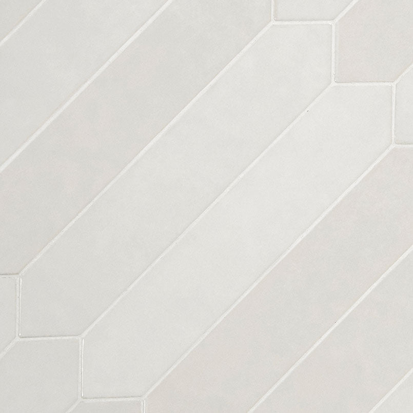 MSI Surfaces Tuiles murales - Renzo Dove Blanc-Froid Lustré - 2.5" x 13" - Ceramed