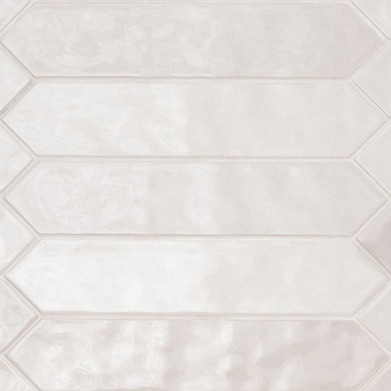 MSI Surfaces Tuiles murales - Renzo Dove Blanc-Froid Lustré - 2.5" x 13" - Ceramed
