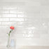 MSI Surfaces Tuiles murales - Renzo Dove Blanc-Froid Lustré - 3" x 12" - Ceramed