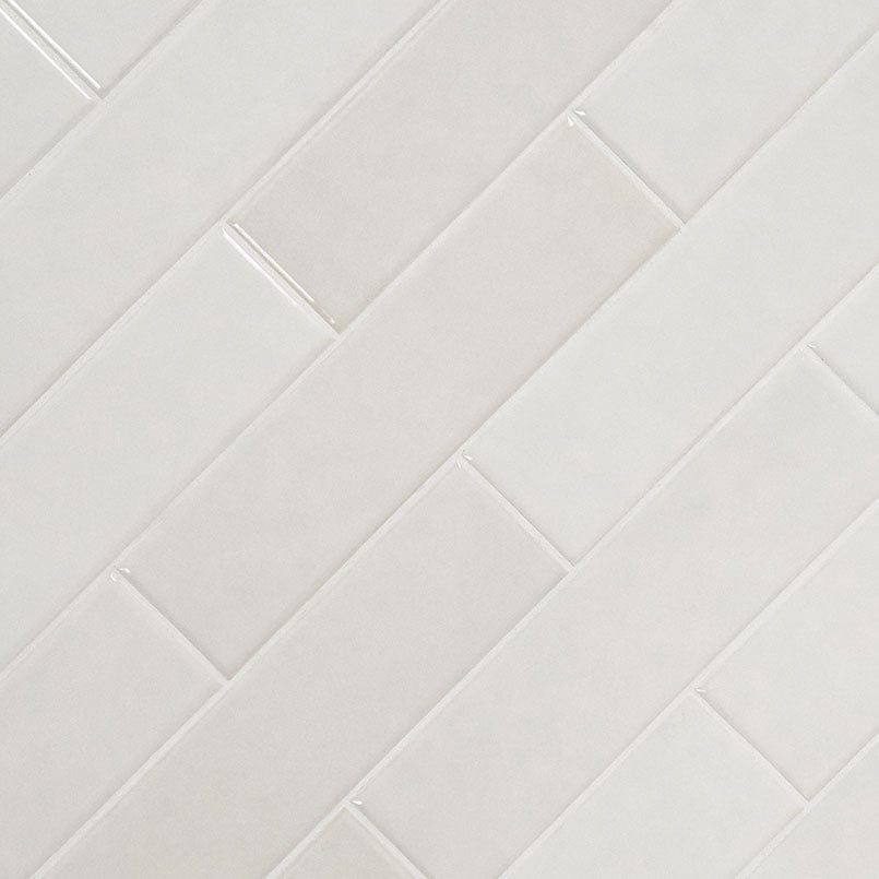 MSI Surfaces Tuiles murales - Renzo Dove Blanc-Froid Lustré - 3" x 12" - Ceramed
