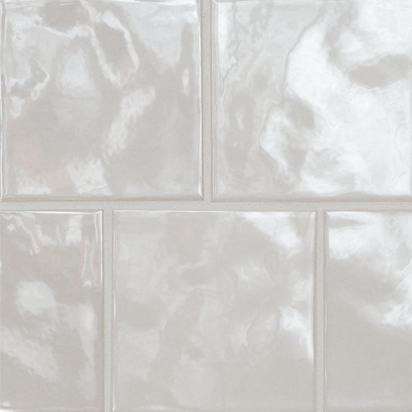 MSI Surfaces Tuiles murales - Renzo Dove Blanc-Froid Lustré - 5" x 5" - Ceramed