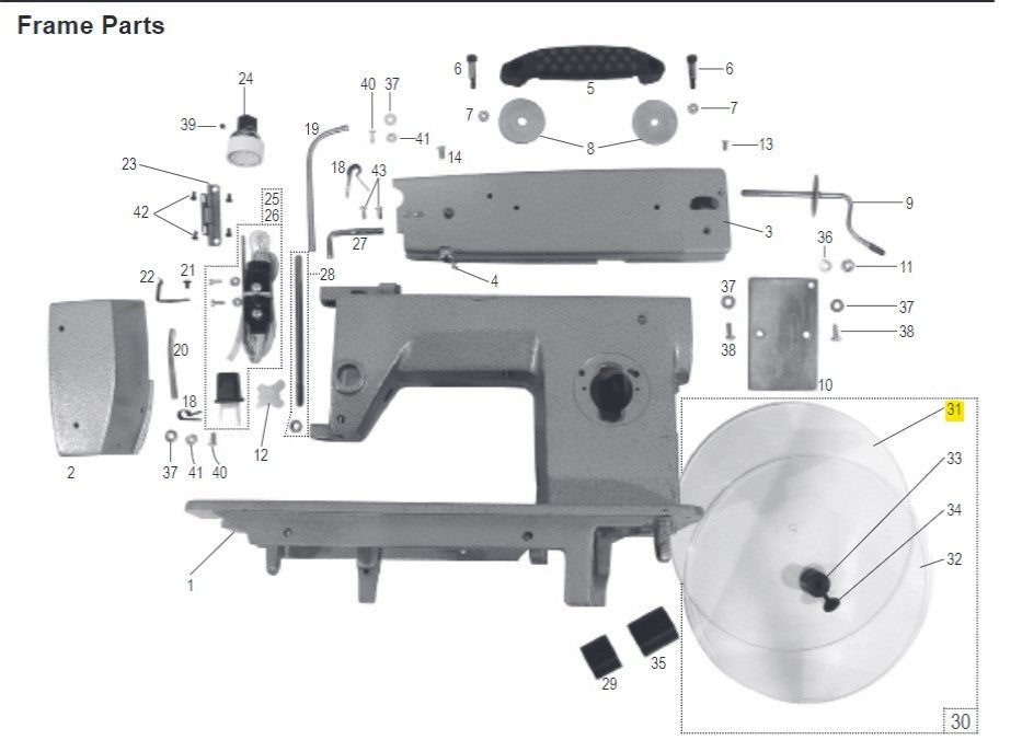 National Flooring Equipment - Disque de bande de reliure arrière 8-3/4" pour National 155 et National 126