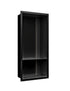 Nautika - 24x12 - Niche Verticale Inox Tablette Noir ||N2412TXB - Ceramed