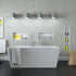 Nautika - 8"x36" - Niche Deux Tablettes Blanc ||N368TW - Ceramed