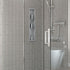 Nautika - 8"x36" - Niche Deux Tablettes Noir ||N368TB - Ceramed
