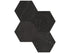 La Marca Nero Venato Hexagon - 6"
