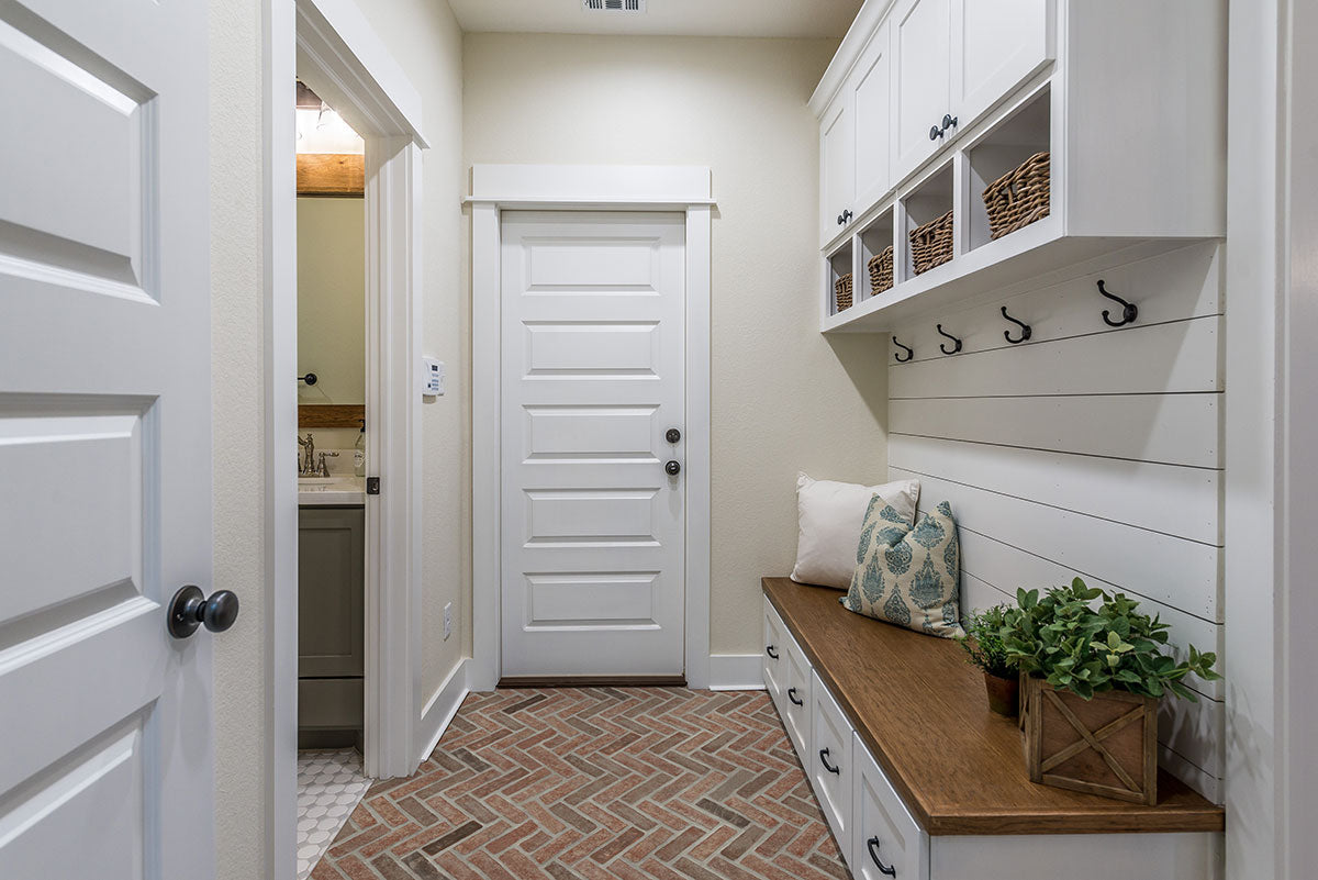 MSI Surfaces Reclaimed Clay Brick – Noble Red Herringbone – 2.25" x 7.5"