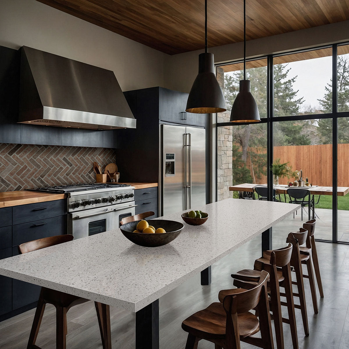 MSI Surfaces Reclaimed Clay Brick – Noble Red Herringbone – 2.25" x 7.5"