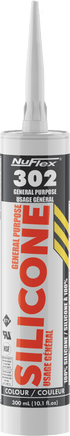 Nuco - NuFlex 302 scellant 100% silicone pour usage général bronze cartouche 300 ml