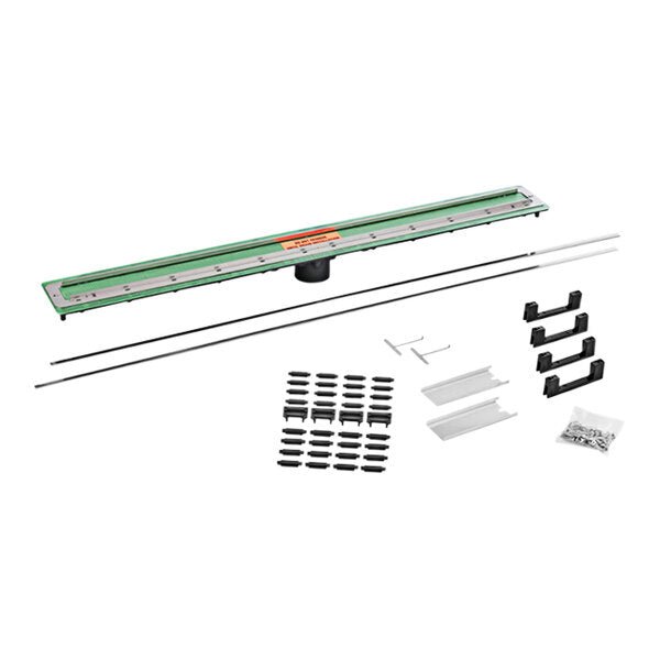 Oatey - Kit de drain linéaire de douche 48" à 56" QucikDrain ShowerLine PVC 2" sans couvercle de drain