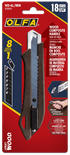 Olfa - Couteau utilitaire de verrouillage automatique composite en bois WD-Al 18 mm ||3729325 - Ceramed