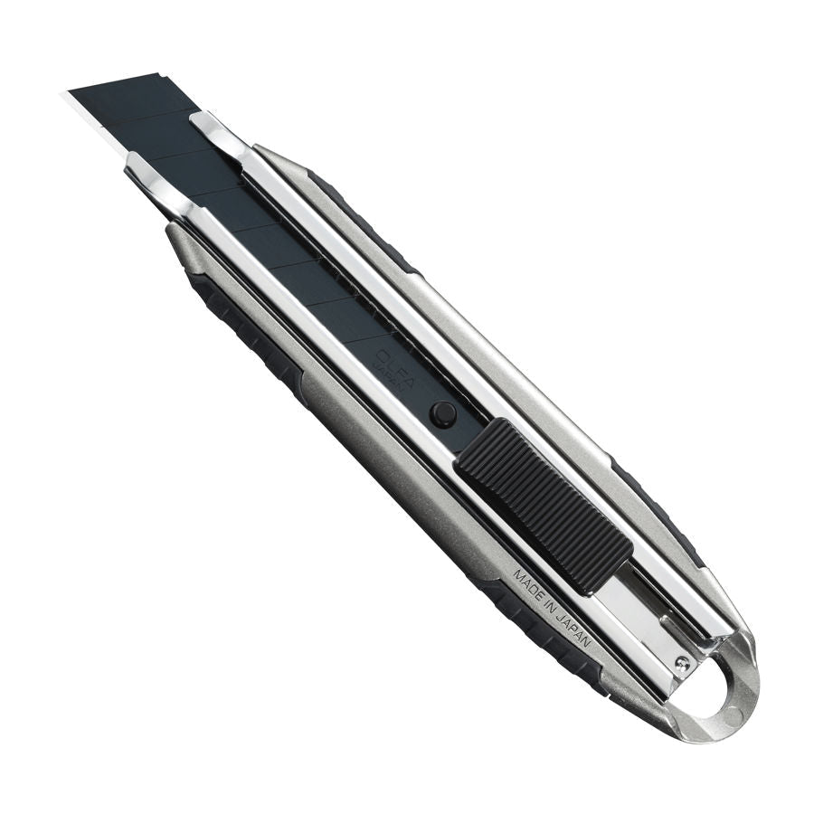 Olfa - Couteau utilitaire robuste en aluminium avec verrouillage automatique 18 mm
