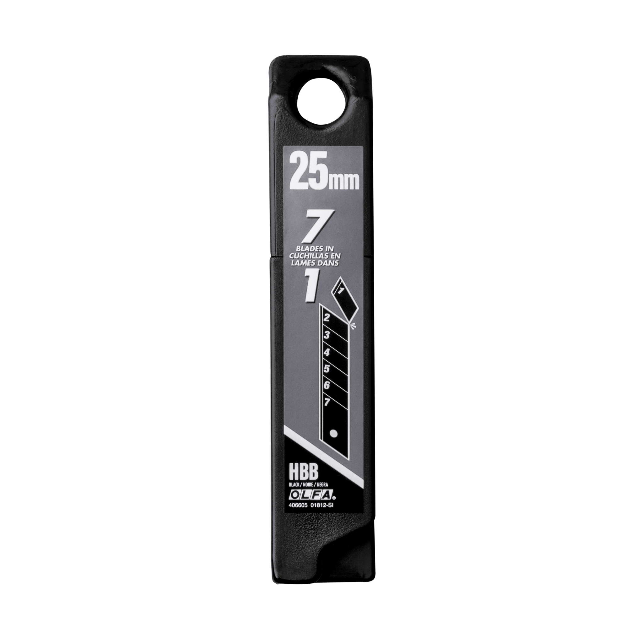 Olfa - Lame sécables extra robustes Noir de 25 mm (paquet de 20)