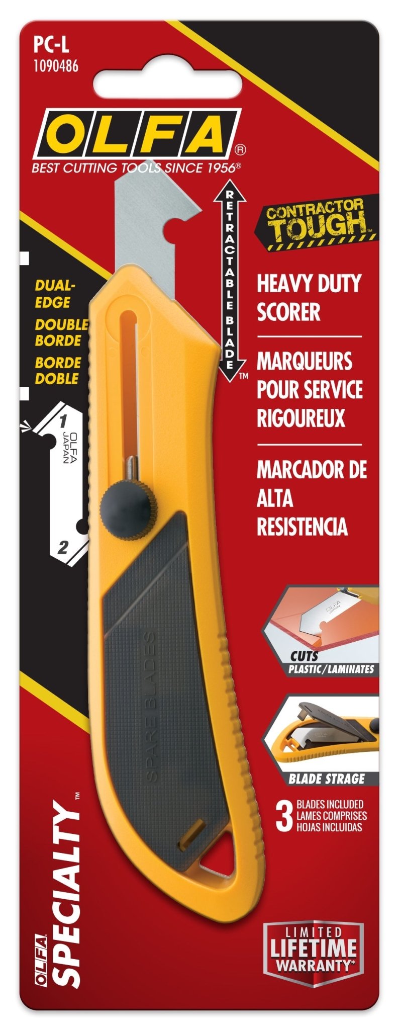 Olfa - Plastique PC-L et coupe-stratifié||1090486 - Ceramed
