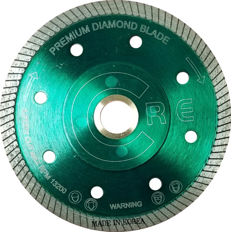 Core Abrasives - Lame segmentée turbo PAMST pour le verre 4.5"