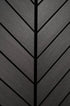 Panneau acoustique en chevron Chêne teint gris - Ceramed