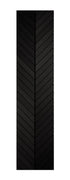 Panneau acoustique en chevron Chêne teint noir - Ceramed