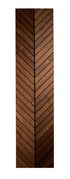 Panneau acoustique en chevron noyer - Ceramed