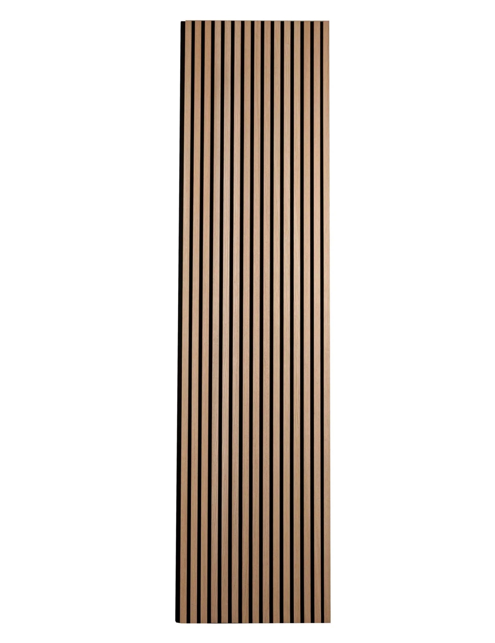 Panneau acoustique en lattes de bois chêne blanc - Ceramed