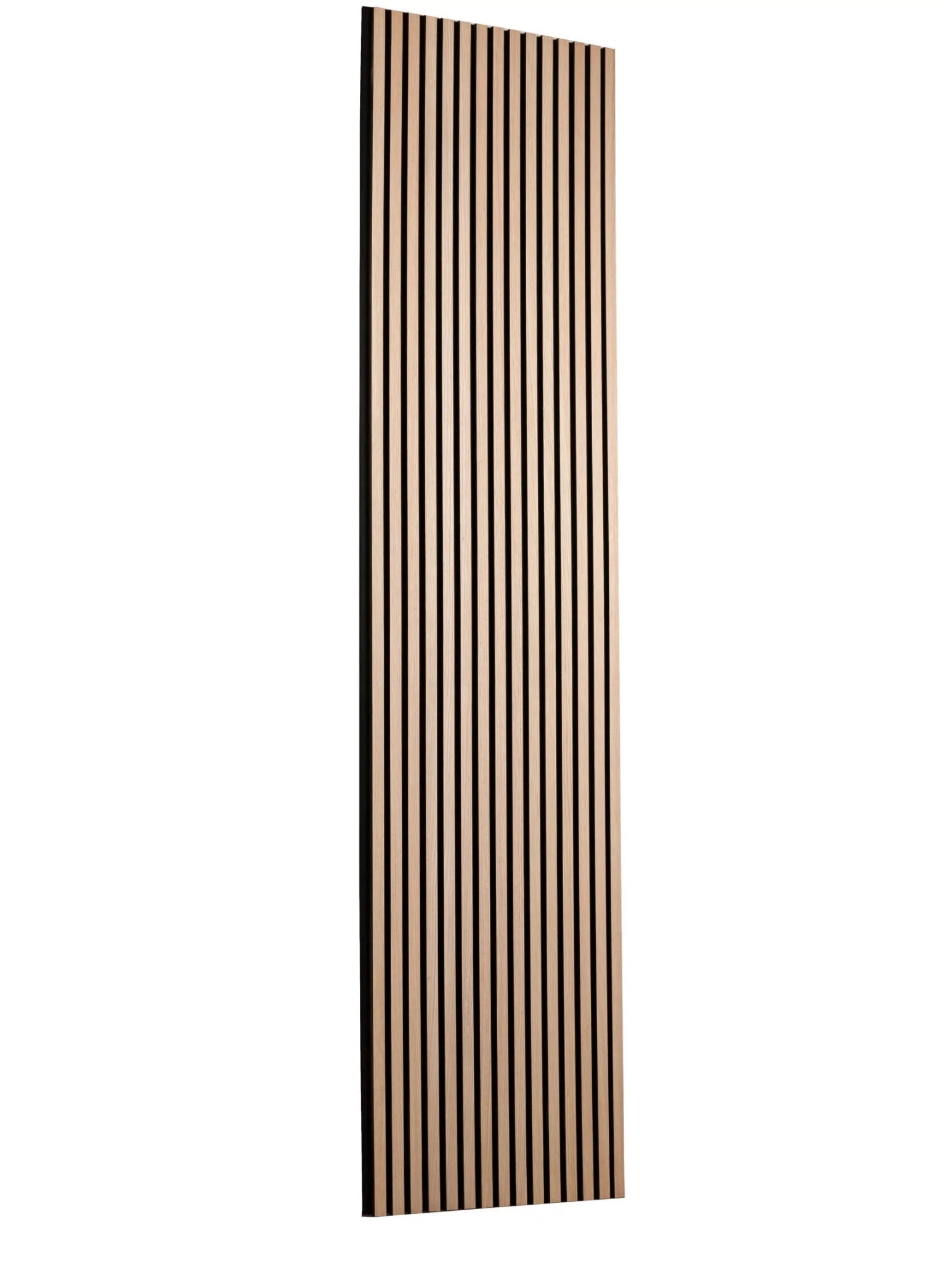 Panneau acoustique en lattes de bois chêne blanc - Ceramed
