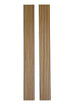 Panneau acoustique en lattes de bois Noyer Africain - Ceramed