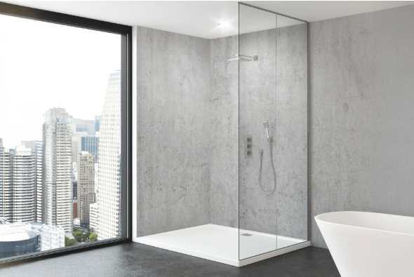 Panneau mural COMPOSI 3mm 205 Béton Mat 36" x 96" - 1/8" (3 mm) - Ceramed