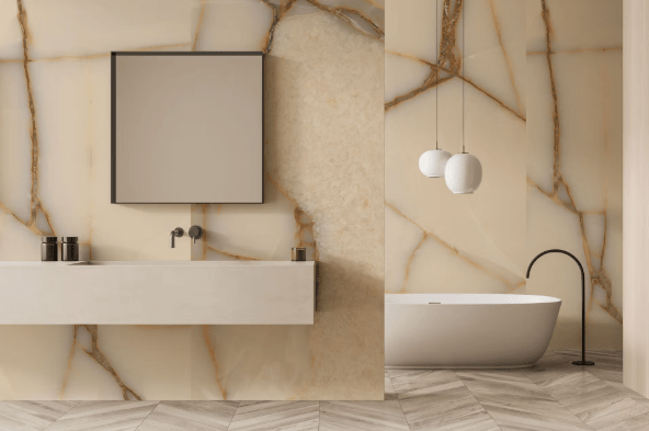 Panneau mural COMPOSI 3mm 507 Calacatta Mat 48" x 96" - 1/8" (3 mm) - Ceramed