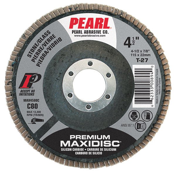 Pearl Abrasive - C80 Pour la pierre et le métal non ferreux 4 X 5/8